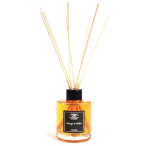 Orange & Melon - Αρωματικό Reed Diffuser Πορτοκάλι & Πεπόνι 120ml - Image 4