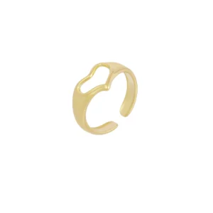 love hands ring χρυσό minimalist γυναικείο